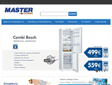Tablet Screenshot of mastercadena.es